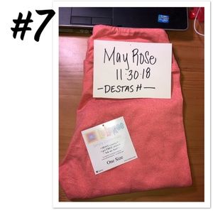 New Lularoe OS Solid Salmon Pink Leggings